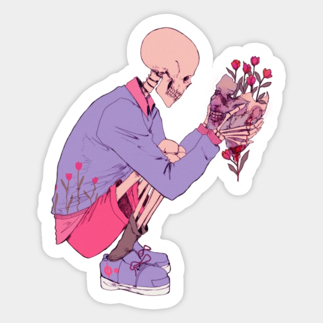 October's first flowers Sticker by ungfio